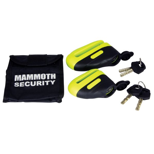 BIKE IT MAMMOTH SECURITY BLAST DISC LOCK 6MM PIN