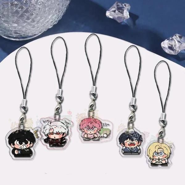 Korean Virtual Idol PLAVE Mobile Phone Lanyard Noah Yejun Bambi Eunho Ha Min Acrylic Pendant Cute String Hanging Gift