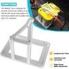 Universal Aluminum Billet Battery Tray Set Bracket Mount Relocation Box w/plate
