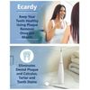Ecardy Electric Dental Calculus Remover Sonic Tartar Scaler Scraper Cleaning Kit