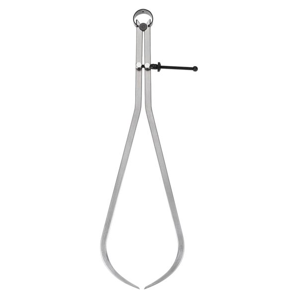 sourcing map Spring Joint Caliper 16 inch / 400mm Adjustable Spring Outside Caliper with Solid Nut for Wood Turning Lathe Work