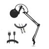 Samson Handheld USB Microphone with Knox Gear Boom Arm Shock Mount Pop Filter