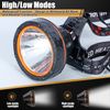 Hunting friends Superbright Headlight Rechargeable Separation Style LED Headlamp High Power Head Lamp Waterproof Headlight Coon Hunting Lights for Outdoor Hiking Fishing Hunting (White Light)
