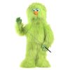 30" Green Monster Puppet, Full Body Ventriloquist Style Puppet
