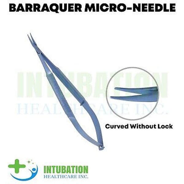 Barraquer Needle Holder Micro Eye Surgical Ophthalmic Instruments Titanium 12cm