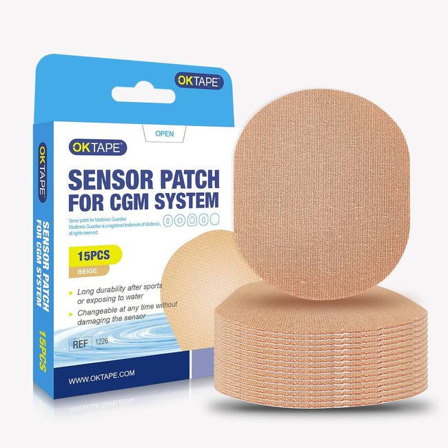 OK TAPE Adhesive Patches for MEDTRONIC Guardian and Other Sensor, Waterproof & S