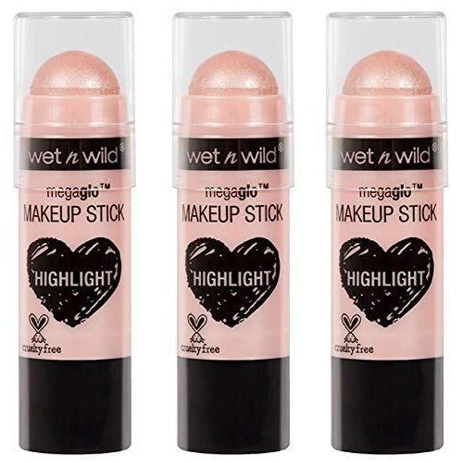 **LOT of 3**  Wet n Wild  800 WHEN NUDE STRIKES BACK MegaGlo Concealer Stick