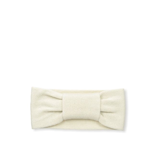 PORTOLANO CASHMERE HEADBAND WITH KNOT