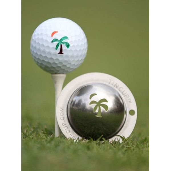 Tin Cup Palmetto Moon Golf Ball Custom Marker Alignment Tool