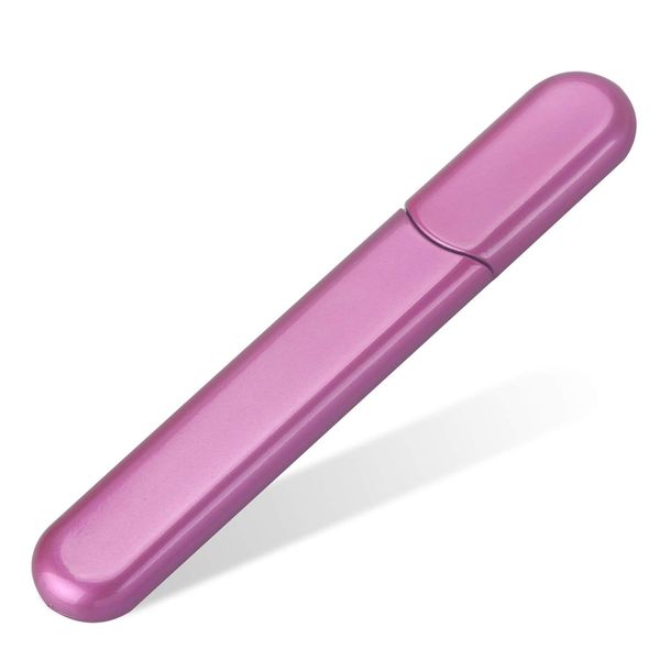 Midenso Nail File, Nail File, Nail File, Nail Polish, with Case, Natural Nail Acrylic Nail Universal Use, Crystal Diamond Salon