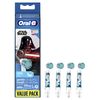 Braun Oral B Replacement Brush for Kids Soft Brush Extra Soft 4 Pieces Star Wars EB10S-4 [Parallel Import]