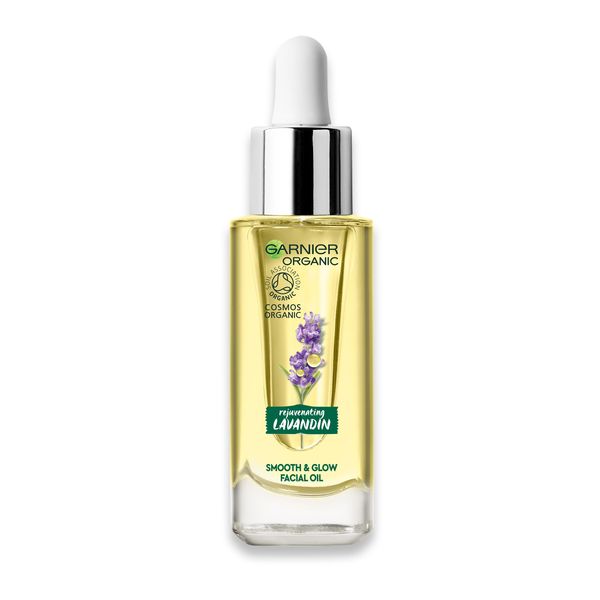 Garnier Organic Soothing Lavandin Glow Facial Oil Healthy Smooth And Glowing Skin, 30ml