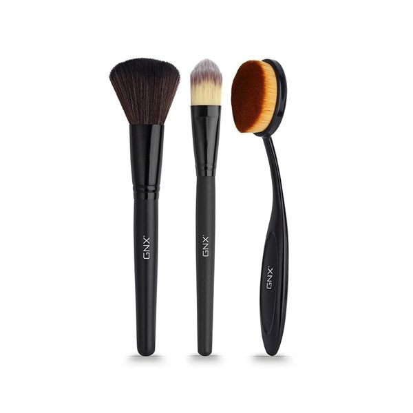 3'lü Yüz Makyaj Fırça Seti - 3 Pcs Face Brush Set