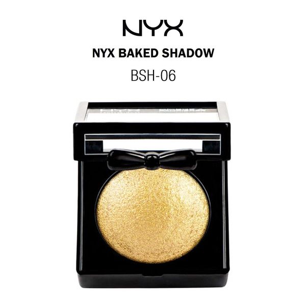 2x NYX Baked Eyeshadow Ghetto Gold BSH06 Ghetto Gold Sealed Net Wt 0.1 Oz