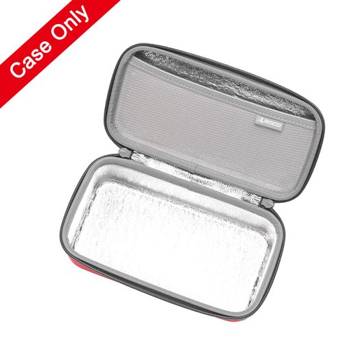 RLSOCO Carrying Case for Asthma Inhaler for Kids and Adults, Inhaler Spacer Travel Case for Device, Mask and Other Accessories - Red (Case Only)