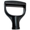 D-Handle Plastic D-Push Handle Spade Handle for Snow Shovel Black
