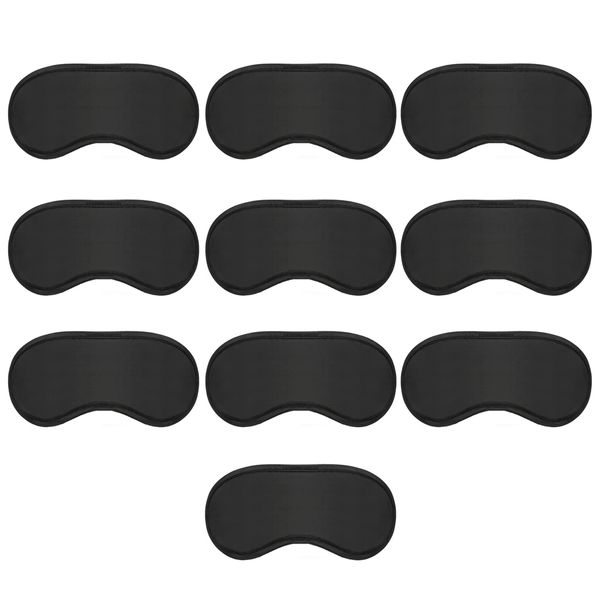 10 Pack Sleeping Eye Mask Sleep Blindfold for Women & Men, Blackout Eye Shade Cover for Travel, Nap, Game