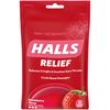 Halls Strawberry Flavor Menthol Drops, 30 Each