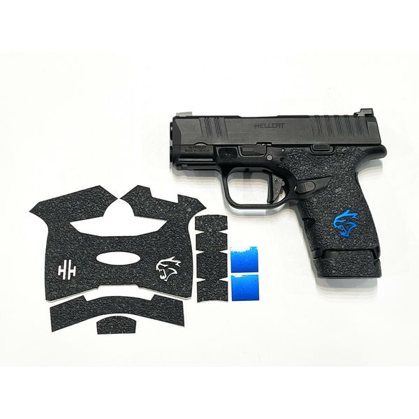 HANDLEITGRIPS Textured Rubber GRIP TAPE  for Springfield Hellcat Blue Insert