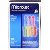 Microlet Colored Lancets 100 Each ( 2 pack)