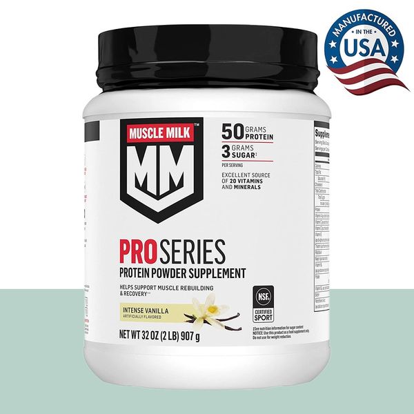 Monster Milk Muscle Milk Whey Protein WPC WPI Vanilla Protein Supplement, 1. 907g, 907g, 1ea