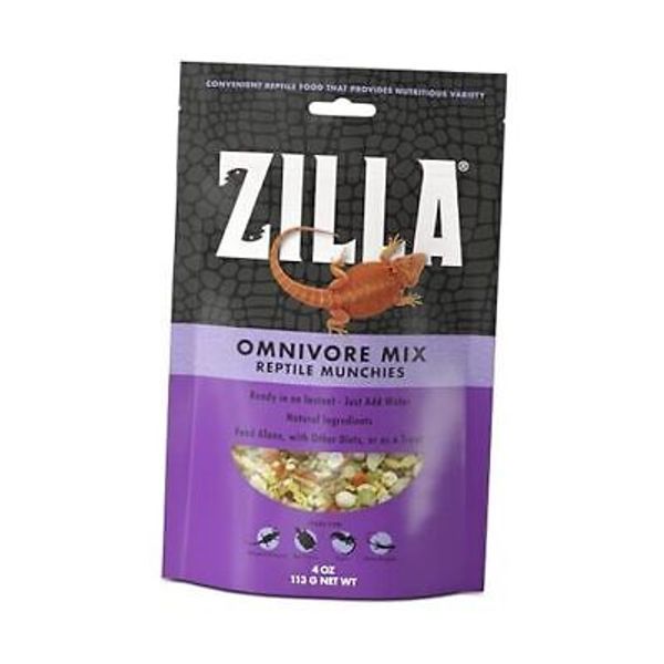 Reptile Munchies, Omnivore Mix, Dehydrated and Sun Dried Vegetables and