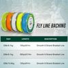 Piscifun Fly Line Backing, Braided Fly Backing Line, 20LB, 300yds, Orange