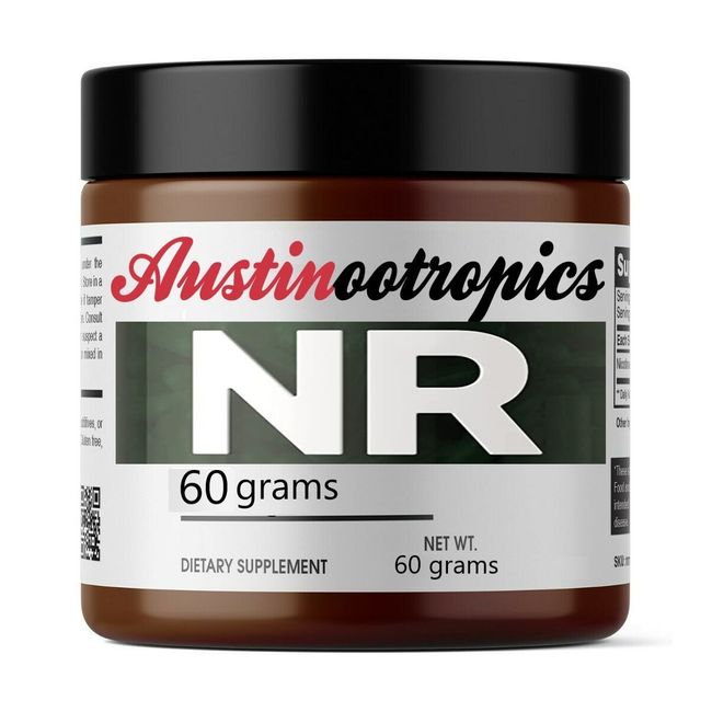 NR - Nicotinamide Riboside (60 Grams) - Certified 99% PURE Powder