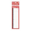 2026 Slim One Column Month To View Spiral Bound Wall Planner Calendar
