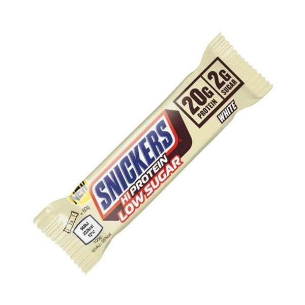 Snickers White Chocolate Low Sugar Protein Bar 57g