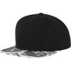 Flex fit Sun King Snapback Cap – Blk/Wht One Size