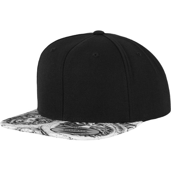 Flex fit Sun King Snapback Cap – Blk/Wht One Size