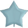 Grabo Star Shape Balloon Single Pack, Length- 36 Inch, Colour- Pastel Blue