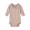 NAME IT Baby Girl Nbftylla LS Body Noos Long Sleeve Bodysuit, Deauville Mauve