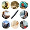 Toothbrush Travel Case, Plastic Container Toothbrush Holder Brushes Box Breathable Design with Air Hole More Toothbrush Tube Container for Home Daily Business Use (Black)