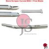 Bone Scraper Curved Hand Held Surgical Implant Instruments Bone Grafting Surgery
