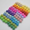 Oriental Direct 100% Wool Felt Balls - 1.5cm - 100 Count - Assorted Light and Bright Colours