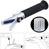 Salinity Refractometer, Automatic Temperature Compensation Handheld Salinity Refractometer, Hydrometer 0-100 ppt & 1,000-1,070 Specific Gravity ATC Refractometer for Sea Water Aquariums