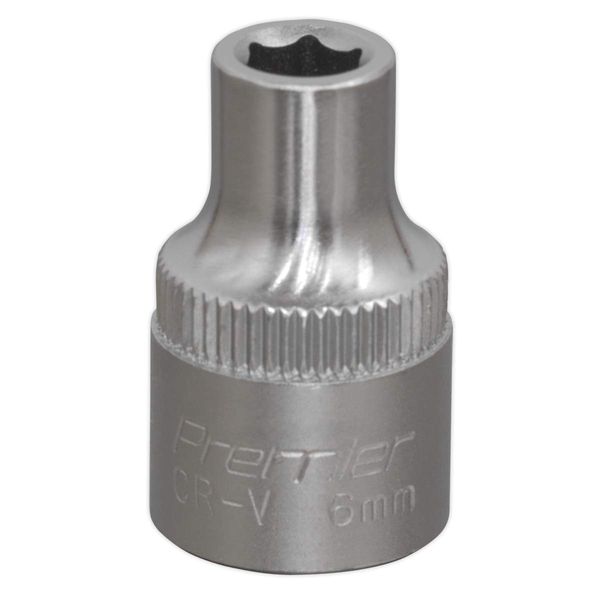 Sealey S3806 Walldrive Socket 6Mm 3/8Sq Drive