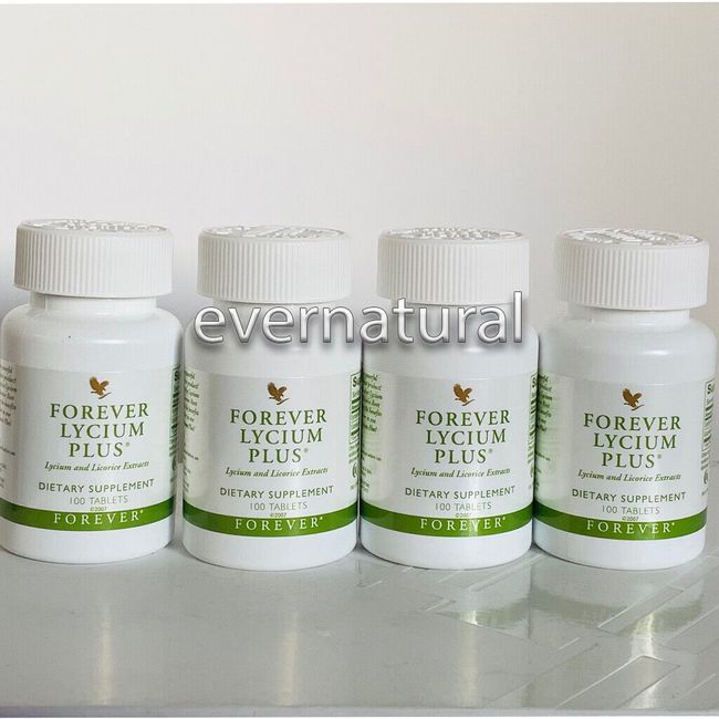 4 bottles Forever Lycium Plus (100 tablets each)