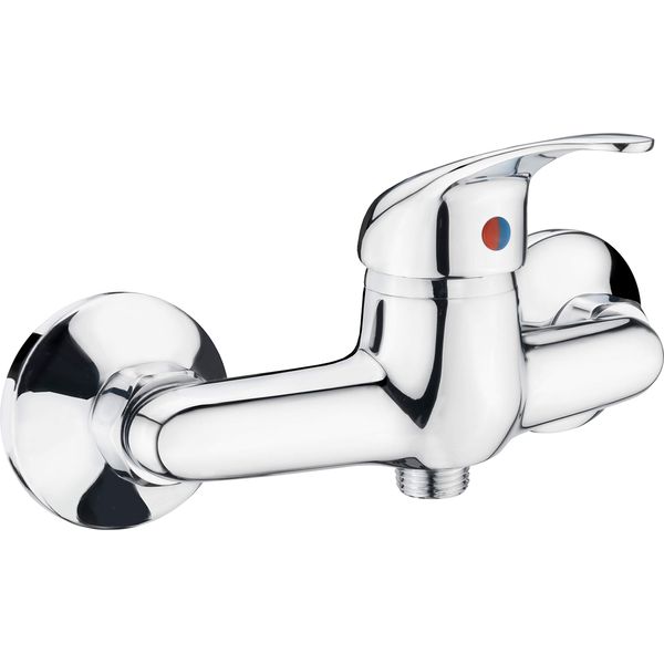 CON:P SA842 Piccolo Single-Lever Mixer for Shower, Chrome-Plated