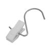 100 PCS White Plastic LAUNDRY HOOK/CLIPS Clothes Pin Display Store Fixture