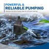 Swamp Cooler Pump - 3100CFM, Evaporative Cooler Pump 3 Pin Connector - 110 GPH Submersible Water Cooling Pump for MC37M, MC37V, MC37A, MFC3600 Evaporative Air Cooler - Replacement Pump by Hessaire