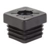 Threaded Plug for The Closure of Square Tubes 25 mm