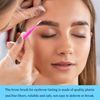 100Pcs Micro Eyebrow Brush Set with Cap - Multifunctional Brow Lamination Tools for Eyelash and Eyebrow Extensions Tool
