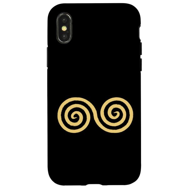 iPhone X/XS Double spiral symbol Case