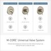 Moen U231X M-CORE 2 or 3 Function Transfer Valve with Crimp Ring PEX Connections