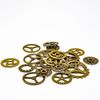 22 x Large Steampunk Gears Bronze Gothic Charm, Bronze