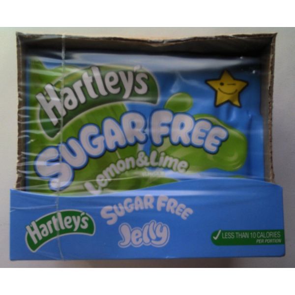 Hartleys Sugar Free Jelly Lemon & Lime 18 x 23gm