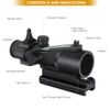 ohhunt 4x32 Scope 4x32 Sight Green Lighting Horseshoe Cross